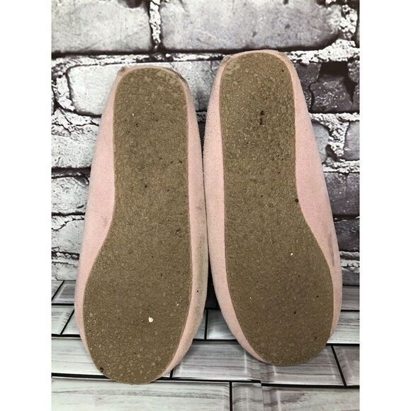 MINNETONKA Pink Rawhide Lace Cally Slip On Leather Moccasins Women Sz 8M US/39EU - Picture 14 of 16